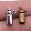 Charms WYSIWYG 20pcs 15x5x5mm Charm Baby Feeding Bottle 3D For Jewelry Making