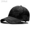 Ball Caps Black Camouflage Hardtop Large Head Plus Size Baseball hat Mens Korean Fashion Lightweight Breathable Sun Cap 55-60cm 60-65cm 24327