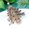 Spille CINDY XIANG Spilla vintage per albero di Natale con strass