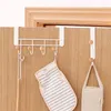 Hooks Punch Free Door Rear Hook Bedroom Behind Storage Rack Clothes Hat Scarf Coat Sundries Finishing Hanger