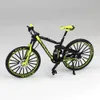 Neue 1:10 Mini Legierung Fahrrad Modell Diecast Metall Finger Folding Racing Downhill Mountainbike Neuartige Kinder Spielzeug Für Jungen Mädchen