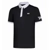 Neue Herren-Golfbekleidung für Frühling/Sommer, Outdoor-Sport, Farbkontrast-Shirt, schnell trocknend, atmungsaktiv, POLO-Shirt, Business-Casual, kurzärmeliges T-Shirt-Oberteil