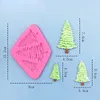 Moule en Silicone pour arbre de noël, pour Fondant au chocolat, bricolage, cuisson de cuisine, outils de décoration de gâteaux, 2024