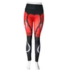 Aktive Hose für Damen, Mesh-Sport-Leggings, Fitness, Fitnessstudio, elastisch, Yoga, Bangage, kurze Hose, schnell trocknend, sportlich, atmungsaktiv, Laufen