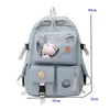 Рюкзак Diehe Muti-Pocket, женский нейлоновый школьный рюкзак, рюкзаки для девочек-подростков, модный рюкзак для студентов колледжа, Mochila Feminina