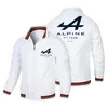 new Alpine F1 Team Zipper Jacket Sportswear Outdoor Carsweater Jacket Alpine Men's Jacket Men's Pocket Casual Spring and Autumn 51VF#