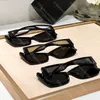 Modische Damen-Brille mit großem Rahmen, luxuriöse Designer-polarisierte Sonnenbrille, klassische Sonnenbrille mit schwarzem Rahmen für Damen, hochwertige Sonnenbrille mit Box