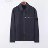 Vestes topstoney de marque de haute qualité manteau chemise fonctionnelle en nylon métallique veste à glissière à poche unique veste de protection solaire réfléchissante