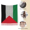 Scarves Palestines Shawl Wraps For Women Winter Large Soft Scarf Palestinian Hatta Kufiya Keffiyeh Pattern Pashminas Tassel