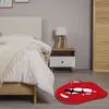 Tappeti Confezione di coperte Tappetino con labbra rosse finte Tappetino imbottito antiscivolo 8x10 fiammeggiante di San Valentino