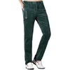 Nouveaux pantalons en velours côtelé pour hommes Pantalons Cott lourds hommes marque de luxe jambe droite style ample étirement vêtements d'hiver pantalons grande taille I4aG #