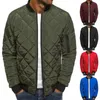 winter New Cott Jacket Men's Baseball Collar Mesh Pred Lightweight Cott Jacket Vintage Flight Casual Lg Sleeve l9TB#