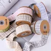 9-10 meter 25mm 38mm PlushCheckwinter Ribbon 1010R08 DIY Make Bowknots Kids Hårtillbehör Material Handgjorda Carfs 240327