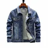 Erkekler koyu mavi bahar ve sonbahar jean ceket denim ceket yeni n basit denim ceket erkekler büyük boy ceket boyutu 5xl c3cr#