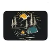 Carpets Camping Hiking Mountain Nature River Floor Door Kitchen Bath Mat Indoor Adventure Camper Doormat Entrance Rug Carpet Footpad