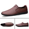 Casual Shoes Fashion Walking Men 2024 Spring Sweat-Absorbant Breathable Dress Driving