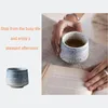 Xícaras Pires Tradicional Estilo Chinês Xícara de Chá Sem Alças Canecas Drinkware Cerâmica