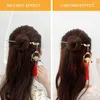 Hårklämmor Barrettes Vintage Girls Chinese Hairpins With Nonslip Hypo-allergiframkallande metallhuvudbonader för alla hjärtans dag Julgåva Drop Oto9z