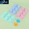 Backformen, 6 Mini-Kuchen-Silikonform mit 3 Etagen, mehrstufig, für Cupcakes, rund, Pudding, Kekse, Schokolade, antihaftbeschichtet