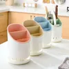 Kitchen Storage Plastic Chopstick Spoon Rack Box Drain Basket Dish Drying Holder Tableware Organizer Container Cutlery Dryer