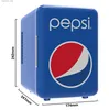冷蔵庫冷凍庫ポータブル6缶ミニヴィンテージ飲料クーラー-Blue Q240326