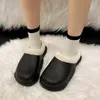 Pantofole 2024 Inverno Donna Uomo Neve Calda Corta Peluche Piatta con Casa Interna Casual Comoda Coppia in Tinta Unita