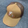 Nouveau concepteur Baseball vague chapeau lettre brodé maille respirant chapeau voyage hommes et femmes Hip Hop Punk Baseball chapeau mode décontracté moto HatS19H12