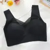 Soutien-gorge sans couture pour femmes, grande taille, soutien-gorge, petit, confortable, sans anneau en acier, Yoga, Fitness, gilet de sommeil, sous-vêtements