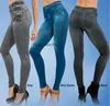 Gros-pantalon skinny de haute qualité legging femme bleu noir gris imitation jean femme jegging chaud avec 2 vraies poches pantalon crayon