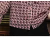Damenblusen FANIECES Ropa Mujer Camisas Büro Dame Mode Kariertes Hemd Blusa Lace-up Chiffon England Langarm Druck Tops 1704