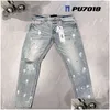 Mens Jeans Denim Trousers Designer Jean Men Black Pants High-End Quality Straight Design Retro Streetwear Casual Sweatpants Designers Otwfh