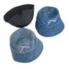 Korean Bow Embroidered Style Baseball Women's Senior Denim Outdoor Sunshade Versatile Fisherman Hat