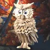 Jouets d'intelligence Puzzles en bois 3D Animal hibou jouet éducatif pour enfants et adultes 24327