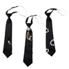 Bow TIES 1PC/3PCS Trendy Clip Stängningsläck för damer Business Banquet Uniform DXAA