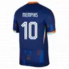 F. de Jong Memphis Virgil Ake De Ligt Maillots de football Coupe d'Europe européenne HoLLAnd Dutch NL Accueil Maillots de football de l'équipe nationale