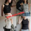 Cropped Top T-shirts Dames Knits Tee Gebreide Sport Top Tank Tops Dames Vest Tees