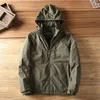 Ueteey Autumn Winter Windproect Fleece Outdoor Waterproof Handing Men Jackor Nya fodrade varma rockar Trekking Hooded Thicken Blazer D3TR#