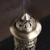 Burners Incense Censer Holder Incense Burners Hollow Carving Antique Style Vertical Incense Stick Holder Tea Room Decor for Office