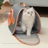 Carrinhos de carrinhos de gato bolsas de transportadora de gatos portadores de animais de estimação respiráveis para cães pequenos gatos de gato de viagem