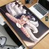 Almofadas League of Legends Akali Jinx Grande Sexy Mouse Pad Sexy Girl Big Ass Big Tits Tapete de teclado Tapete de mesa PC Mousepads com borda de bloqueio