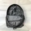 Nylon-Designer-Rucksack, Modemarke, bestickte Rucksäcke, schwarzer Rucksack, große Kapazität, Reisetasche