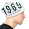 Beret Birthday Gift 1969 Caps Fashion jesienne zima narciarstwo czapki czapki unisex męski wiosna ciepła termiczna elastyczna maska ​​dzianina czapka