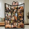 Benutzerdefinierte Decke mit Bild, individuelle Fotodecken, personalisierte Geburtstagsgeschenke für Frauen, Schwiegermutter, Oma, Familienjubiläum