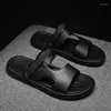 Sandals Style Men's Mans Casual Shoe Lightweight Two Ways To Wear High Quality Fashion Hard-wearing Summer Men Beach Slipper