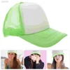 Kapity kulowe 10pcs Unisex Outdoor Hat DIY Sublimation Cap puste przenoszenie ciepła DIY Baseball Hat Cap 24327