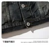 vintage W Denim Outwear Japan Loose Denim Coat Boyfriend Style Denim Coat Jacket Korean Female Newest Jean Coat Spring i31n#