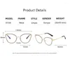 Zonnebrilmonturen Anti-Blauw Lichtstralen Brillen Frame Vrouwen Cat Eye Bril Merk Designer Clear Lens Computer Optische Brillen 97336