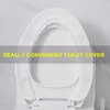 Coprisedili per WC 2/4/6 pezzi cuscino monouso da viaggio adesivo portatile carta copertura universale impermeabile non tessuta