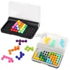 Giocattoli di intelligenza 3D Bead Puzzle Pensiero logico Building Blocks 120 Sfide Giochi Focus Viaggio Gioco Montessori Giocattoli Regalo per bambini 24327