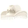 Berety Fringed Cowboy Hat for Bridal Druhny Sztuczne perłowe role odgrywać kostium Halloweenowy zaopatrzenie na imprezę